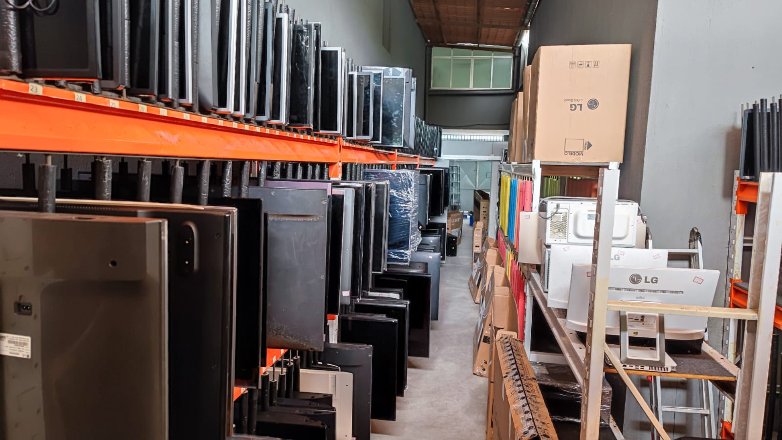 Estrutura de armazenamento da selig